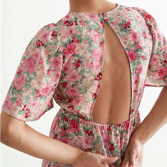 & Other Stories Printed Puff Sleeve Maxi Dress Size 2 • BLOGGER FAVORITE • - Picture 5 of 14